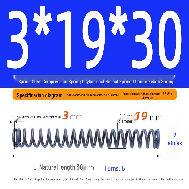 Compression Spring Y-Type Shock Absorbing Coil 3*16/17/18/19/20