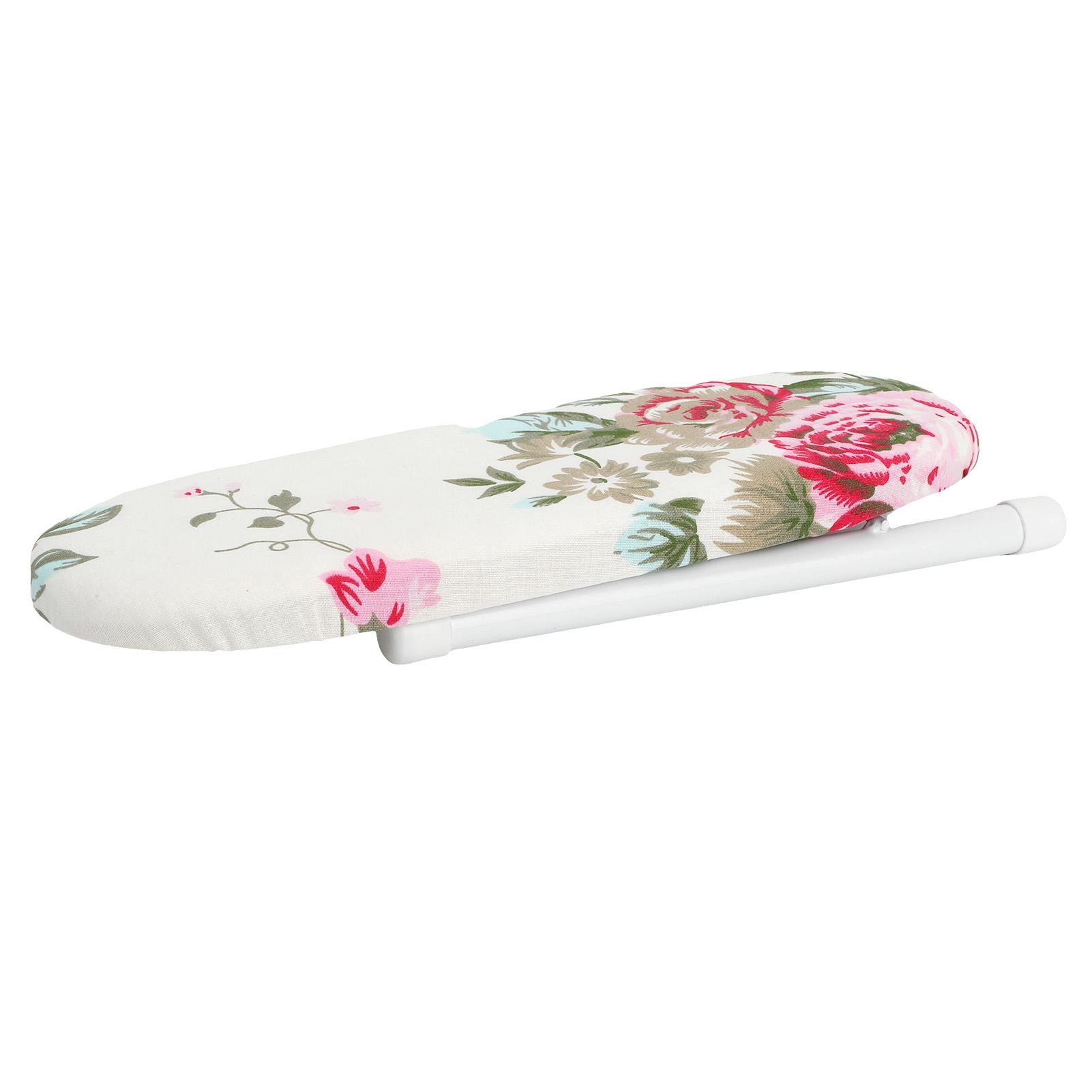 

Mini Folding Tabletop Ironing Boards Portable 28x8x10cm with Removable Washable Cover for Shirt Collar Cuff Pants Home Travel