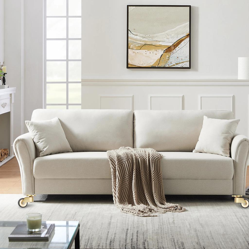 Zestaw Kółek Meblowych Mosiężnych Kółka do Mebli Złoty Czarny Wytrzymałe Kółka Solidna Konstrukcja Wszechstronne Zastosowania