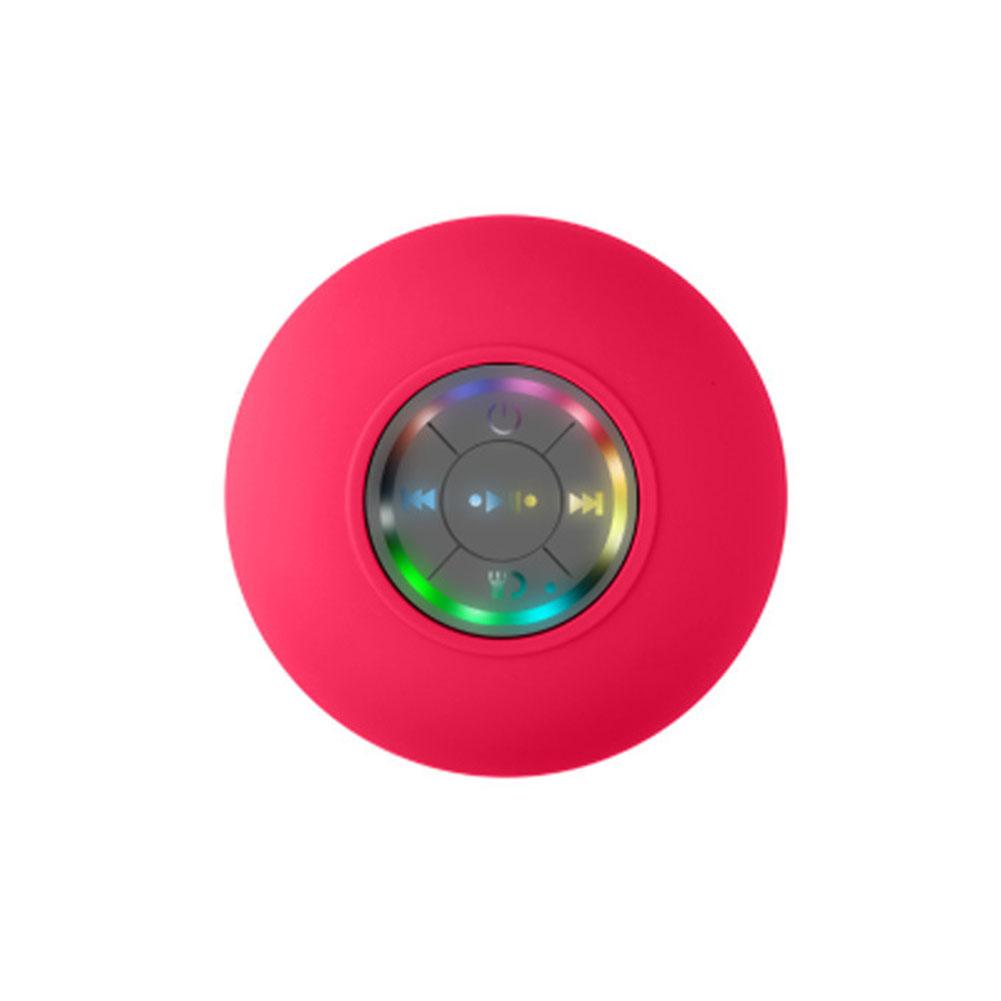Portable Wireless Bluetooth Speaker LED IPX4 Waterproof Loudspeaker Outdoor Bathroom Large Suction Cup Mini Stereo Sound Box