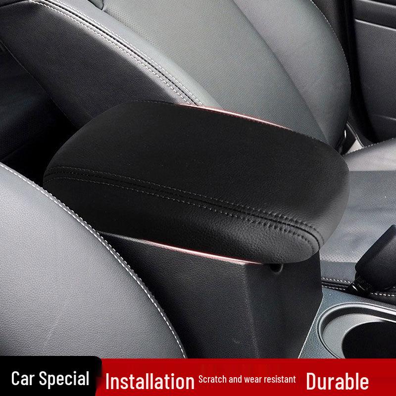 Subaru Forester 13-18 Armrest Box Leather Cover Pad - Interior Modification Accessory