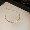 Bracciale Regolabile in Oro Vero Galvanizzato con Zir*****val Diamond, Lusso Leggero, Bracciale alla Moda di Alta Gamma, Gioiello Versatile per il Pendolarismo