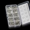 320 Pcs Non-Insulated Ring Fork U-Terminal Connector Wire Connector Durable