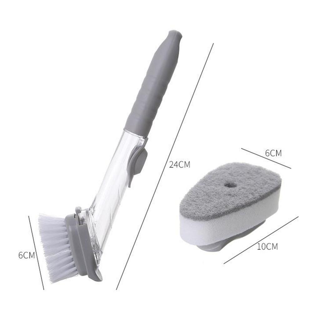 Long Pot Brush Dish Washing Cleaning Pan
