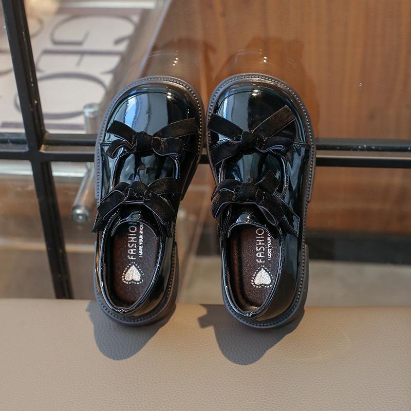 

Милые и стильные балетки Мэри Джейн | Лакированные туфли с двойным бантом для девочек, мокасины для малышей и повседневная обувь 26 чёрный