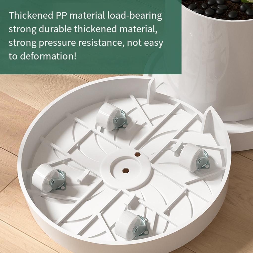 Wheeled Flowerpot Base For Indoor And Outdoor Long Lifespan And Reliability Flower Pot Tray Plant