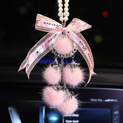 Módní diamantový doplněk do auta Bling Přívěsek do vlasů Přívěsek na auto zpětné zrcátko Dárek k narozeninám Autodekorace Ornamenty