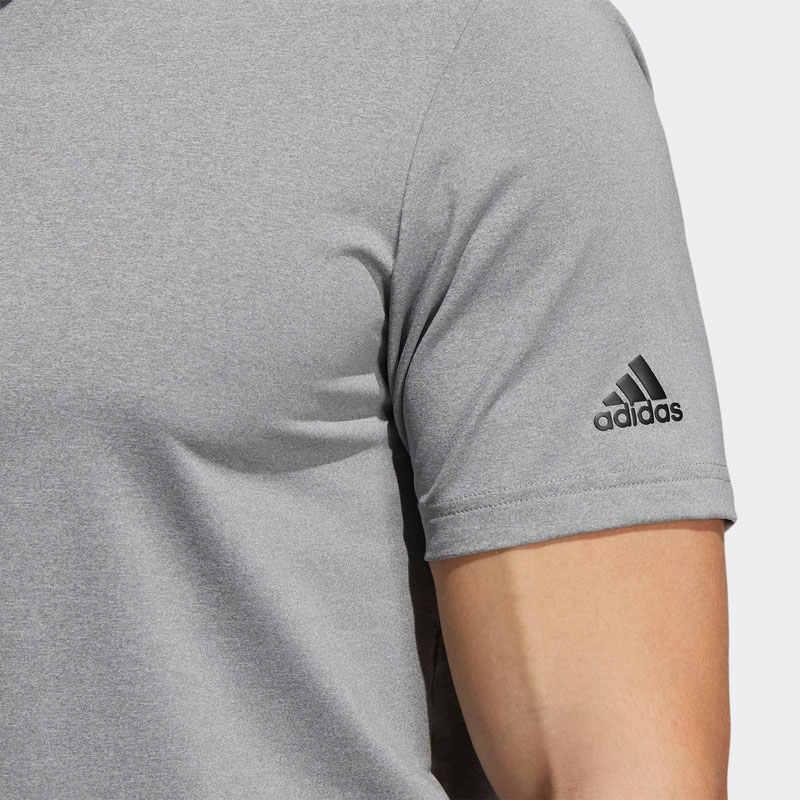 Adidas Golf Training Short Sleeve Polo Men Tops Grey GM0271