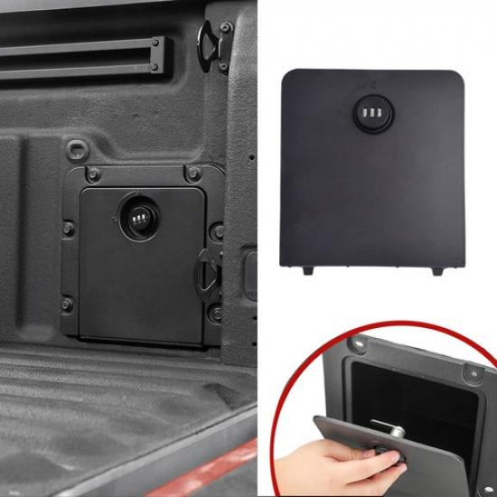 Bed Cargo Partition Storage Bin Cover with Code Lock For Ford Maverick 2022-2025