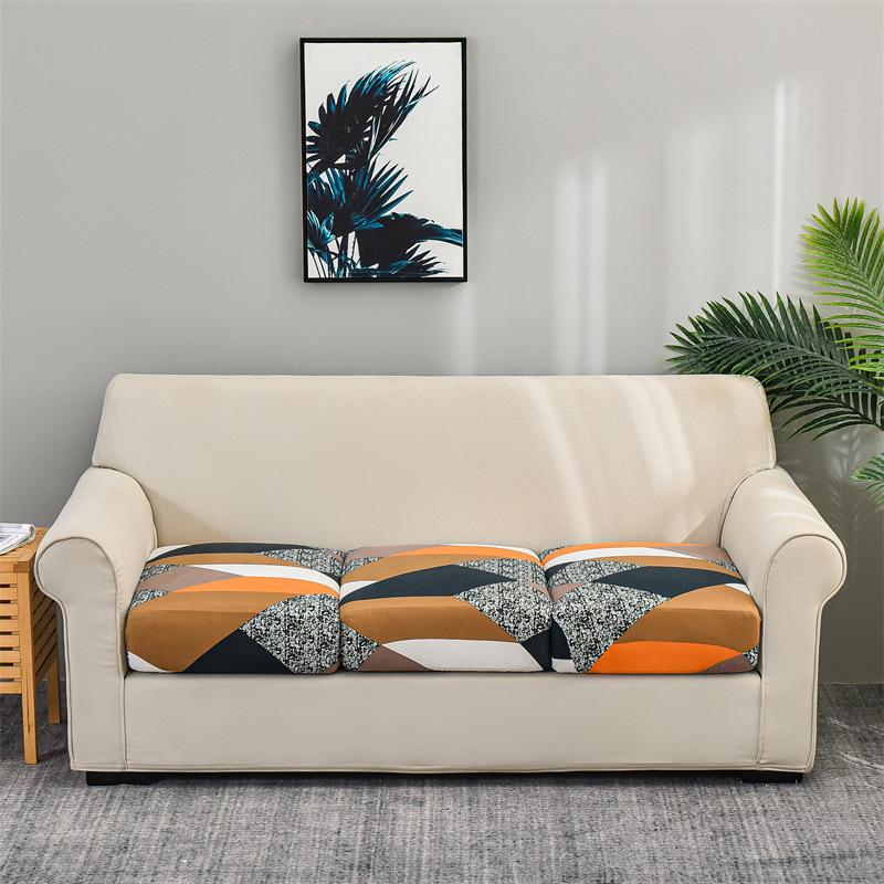 Four Seasons Milk Silk Print Cushion Cover Fully Inclusive Waterproof Sofa Cover Anti Fouling Sofa Cover