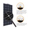 300W semi-flexible solar panel is suitable for outdoor power generation system parking shed electric car