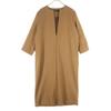 Sacra Made In Japan 7 Minutes Sleeve Long Dress 38 Brown Women Used