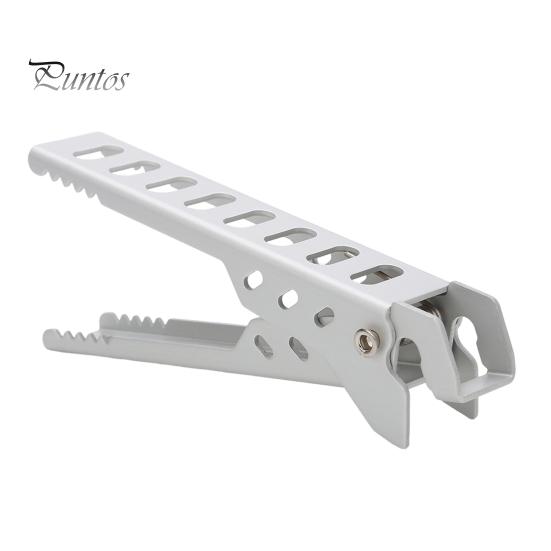 

Зажим для кастрюли из алюминиевого сплава с полой ручкой, зажим для горячей пластины, зажим для кемпинга на открытом воздухе, противоожоговые щипцы, держатель зажима серебряный