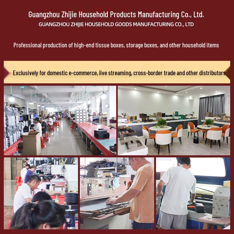 Francuska Retro Luksusowa Taca do Przechowywania ze Skórzanym Uchwytem do Szafki w Przedpokoju