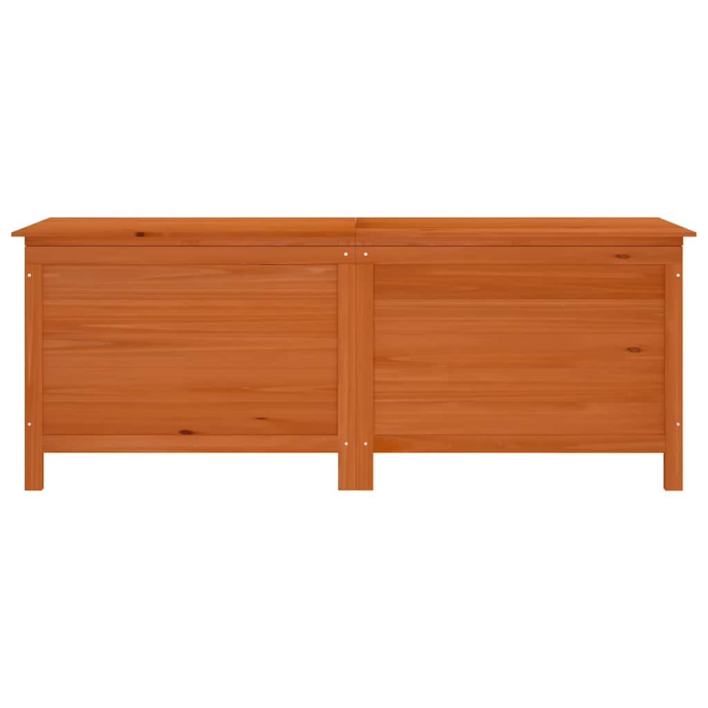 Garden Chest Brown 150 X 50 X 56.5 Cm Solid Pine Wood