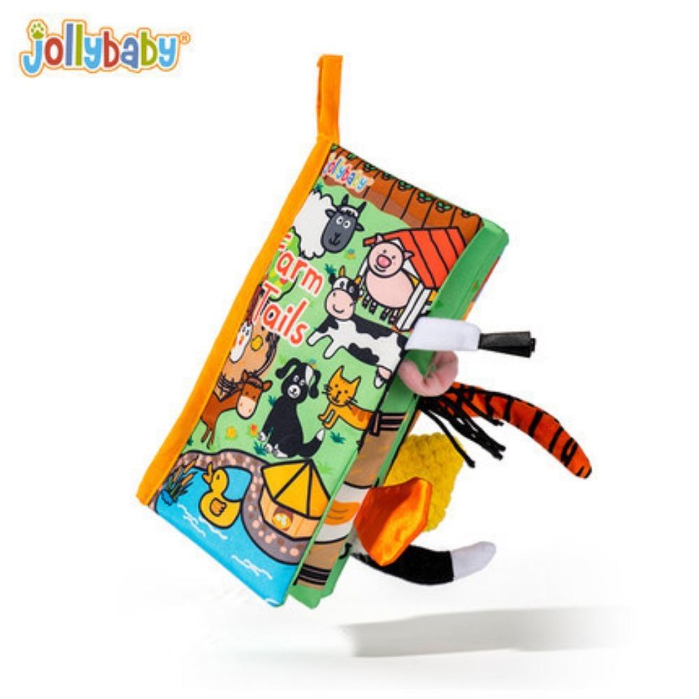 Tail Cloth Book Animal Baby Toy Three-dimensional Early Education Book Cognitive Three-dimensional Cloth Book Early Education Toy