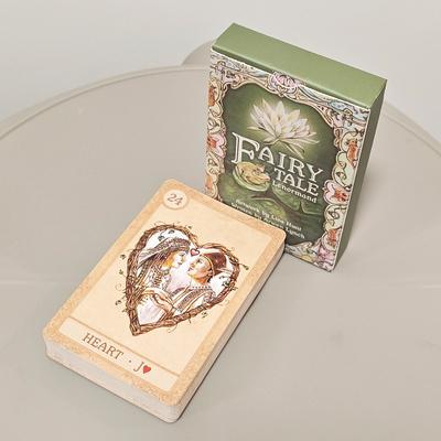 Fairy Tale Lenormand Deck 38 Pcs Lenormand Cards 9*6cm Printed On 350GSM Double-embossed Cardstock