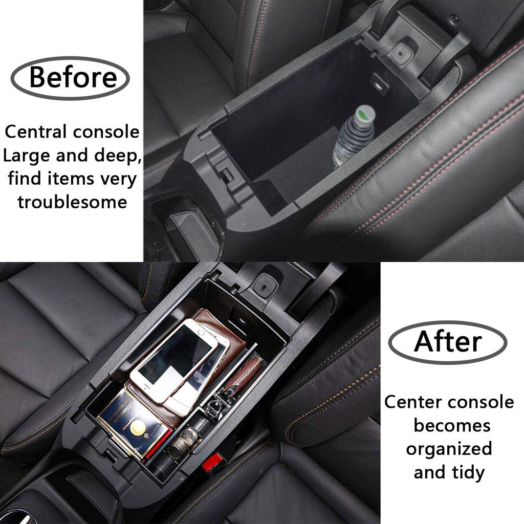 Center Console Organizer For Chevy Equinox 2018 2019 2020 2025 2025 2025 2025 Car Accessories Armrest Storage Box Insert Tray