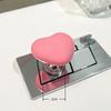 1Pcs Bathroom Water Tank Buttons Heart Shape Toilet Presser Love Toilet Press Button Bathing Room Decor Nail Protector