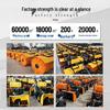Wolnosun Push Snow Blower & Sweeper: Compact Snow Removal Machine