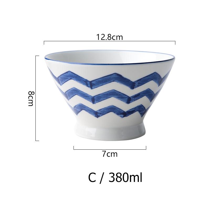 5 zoll Japanische Reis Schüssel Keramik Abendessen Schüssel Suppe Salat Schüssel Chinesische Küche Geschirr Mikrowelle Safe