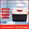 Universal Rear Trunk for Electric Bikes - Fits Aima, TaiLing, LvYuan with Storage & Battery Compartment, Bicycle Backrest Tail Box