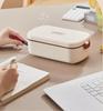 Electric Heated Insulated Lunch Box for Office Workers – Steams Hot Rice and Dishes, Plug-in.