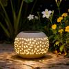 JYL TS/093,Hollow Iron Solar Light for Garden Layout Landscape Lamp Villa Balcony Ambient Decor Night Lamp
