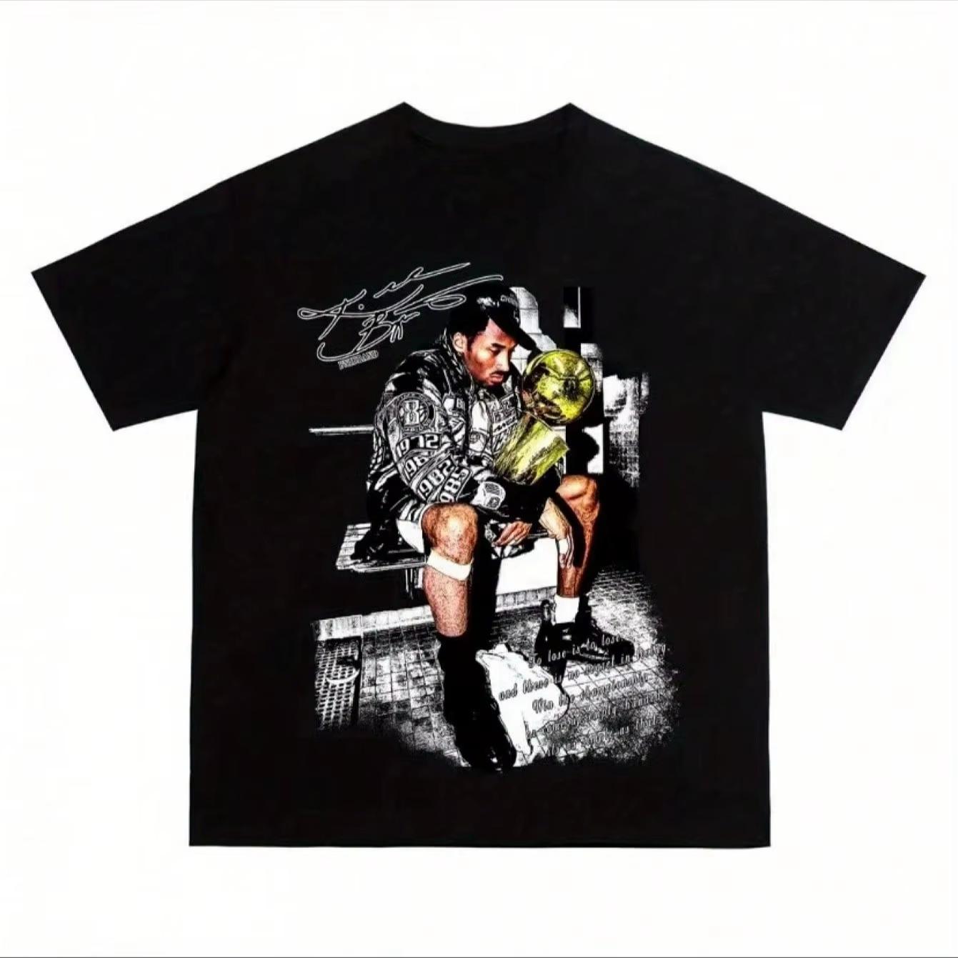 

2025 Новая летняя повседневная футболка с коротким рукавом с принтом, хлопковая, обычного кроя, с круглым вырезом, дышащая, свободная, унисекс, мужская, женская одежда S