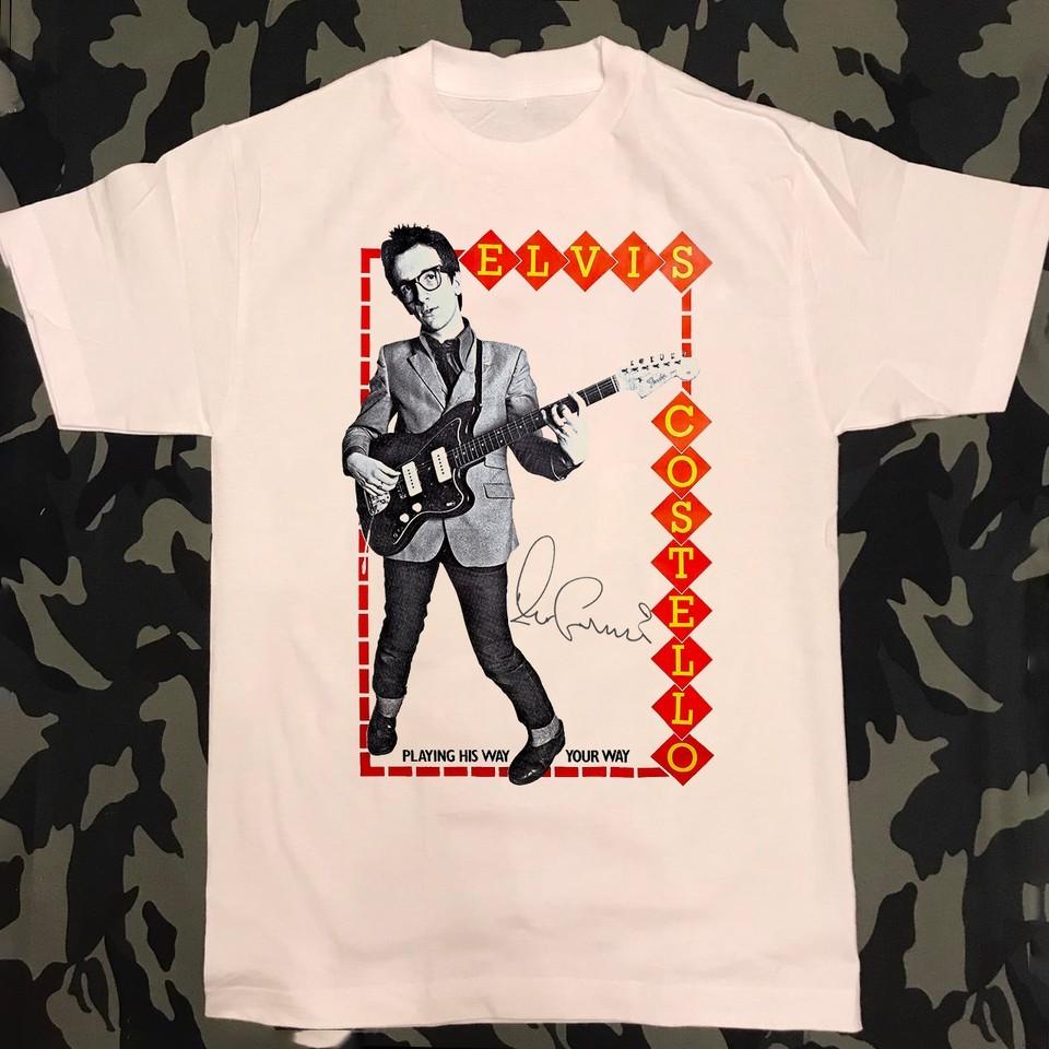 Elvis Costello My Aim Is True Poster Short-Sleeve Unisex T-Shirt All Size MC9442 M
