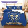 Leeds United Custom Name Pattern Bedding,Quilt Set Quilt Cover Pillowcase Home Birthday Gift(1 * duvet cover + 2 * pillowcase, without core)