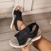 Women's Beach Shoes Summer Outdoor Open Toed Fish Mouth Sandals Beach Fashion Shoes