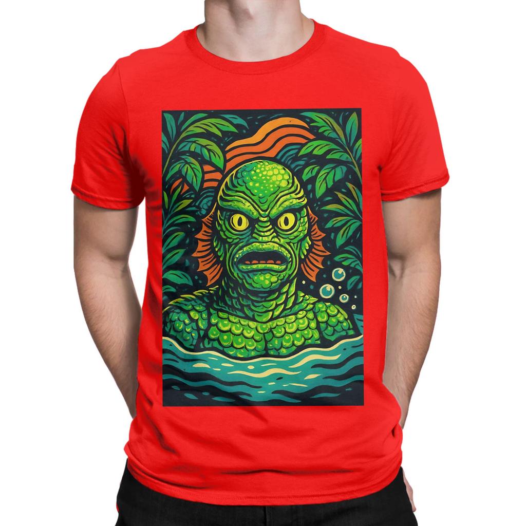 cCREATURE FROM THE BLACK LAGOON 1954 Novelty Graphic 100 Cotton TShirt cCreature from the Black Lagoon Tees Tops For Unisex