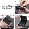 Clarinet reed case, reed storage case for clarinet reeds, alto, tenor, soprano saxophone reeds, clarinetsaxophone reed guard, multi-instrument, holds