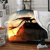 1Pc Dragon Child Sunset Blanket Soft And Comfortable Casual Warm Camping Travel Christmas Halloween Xmas Gift M928141