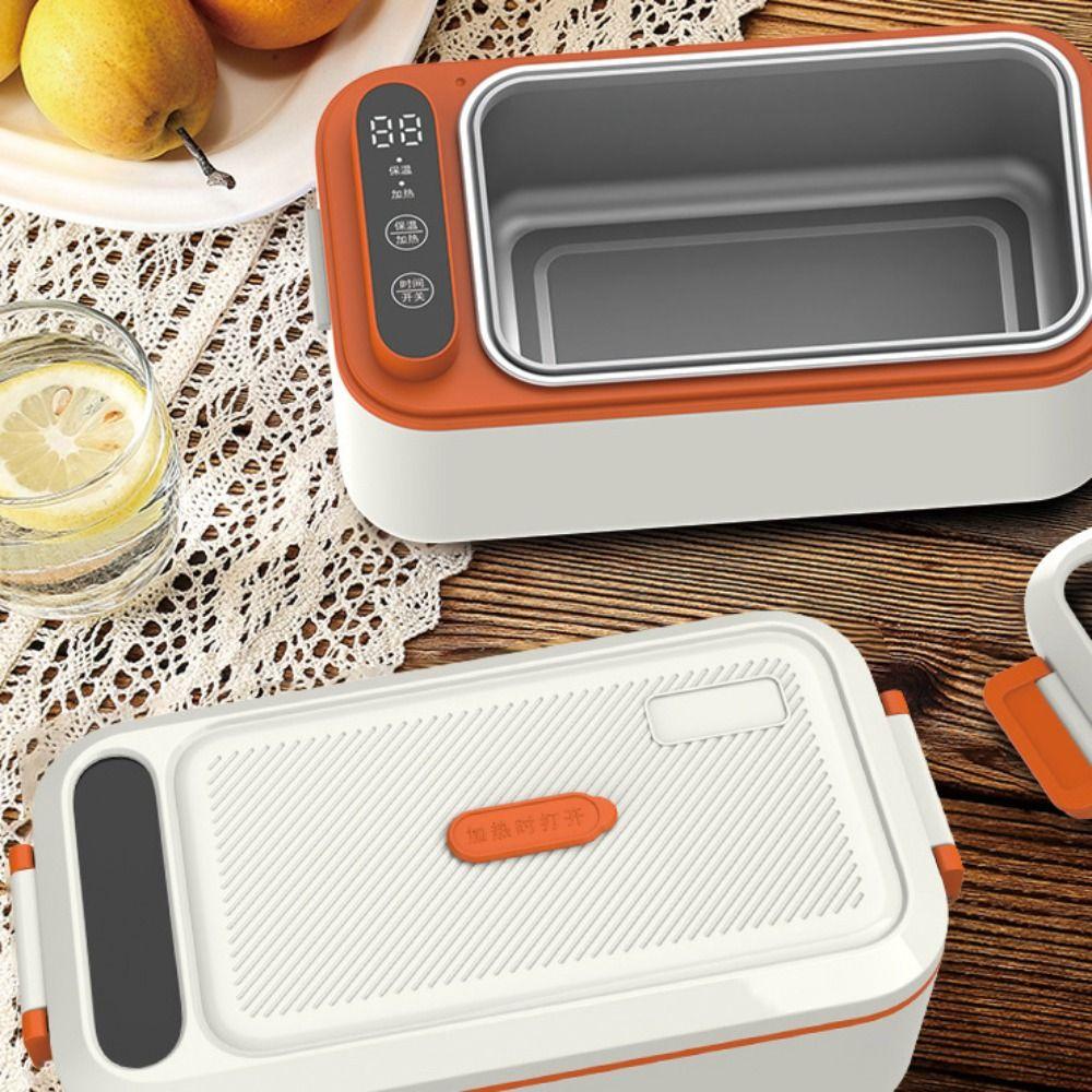 Tragbarer kabelloser Heiz-Lebensmittelbehälter Wiederaufladbare tragbare USB-Lunchbox Tägliche Mahlzeitenvorbereitung