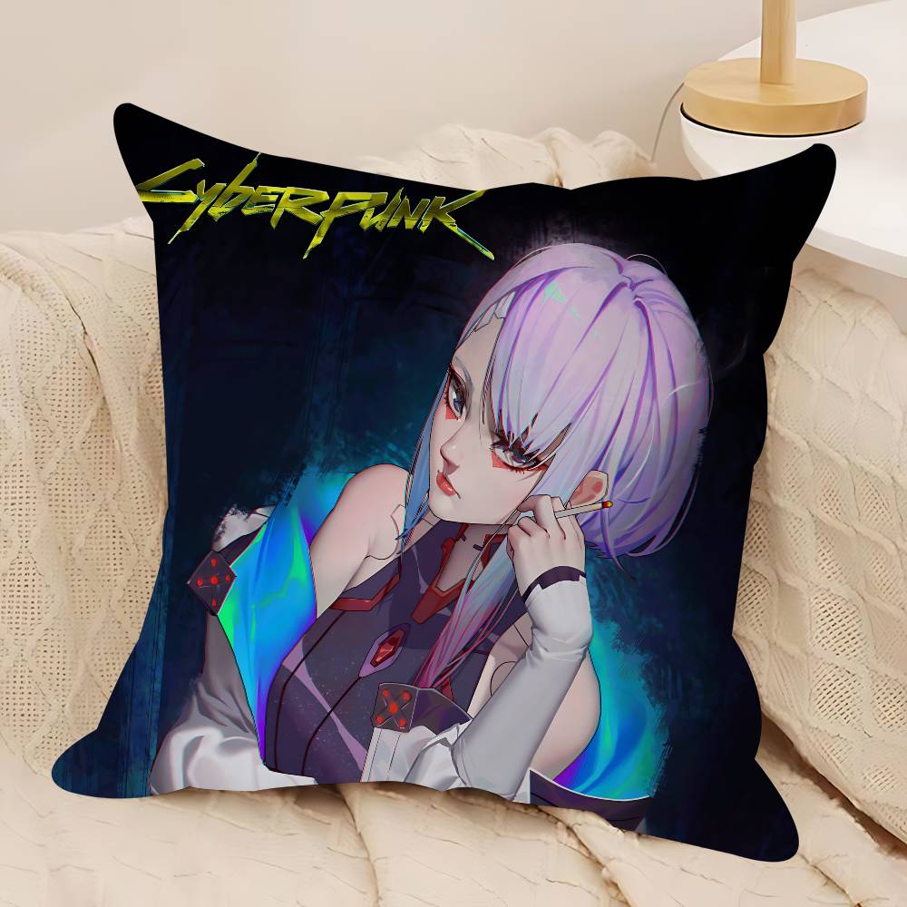 Cyberpunk Lucy Pillowcases Home Bedding Decorative Pillow Cover Wedding Super Soft Pillow Case
