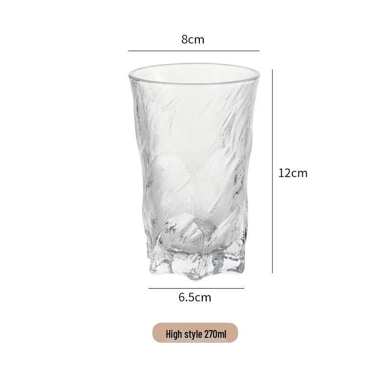 Shangqi Iceberg Texture Glass Beverage Cups