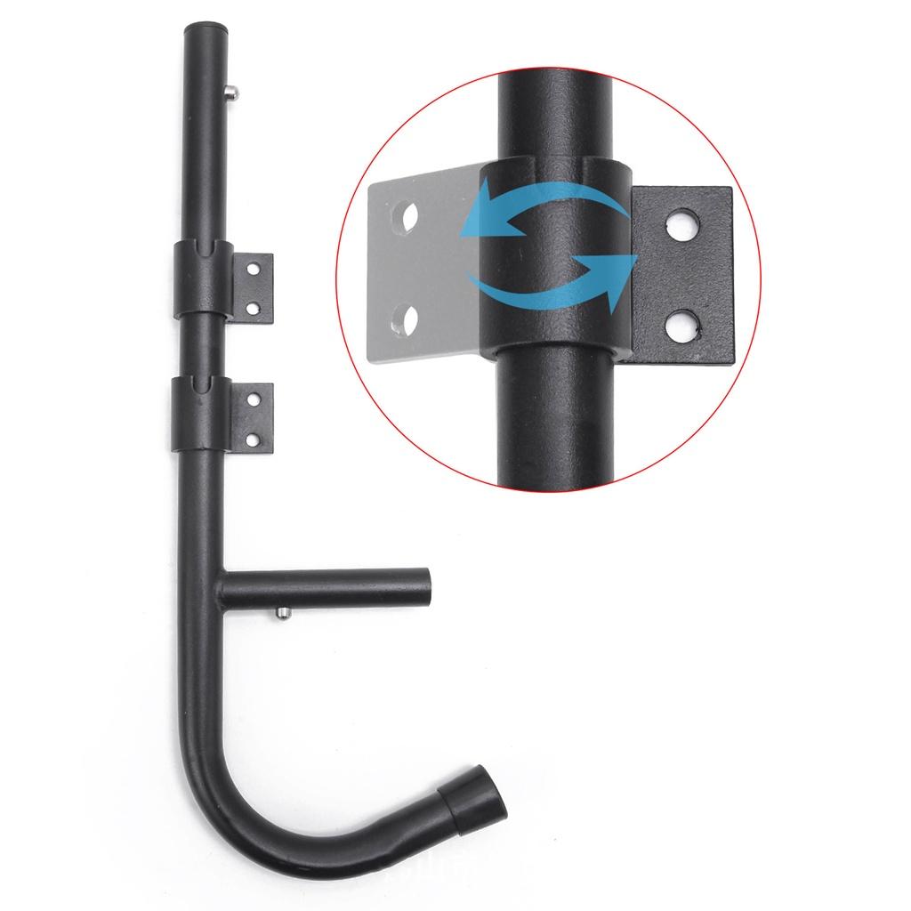 Sammenleggbare Kraftige Innendørs Kajakk Oppbevaringskroker Henger 90° Svingbar Veggmontert Verktøy Hengende Vugge Stativ for Kano Kajakk Surfebrett 2 stk