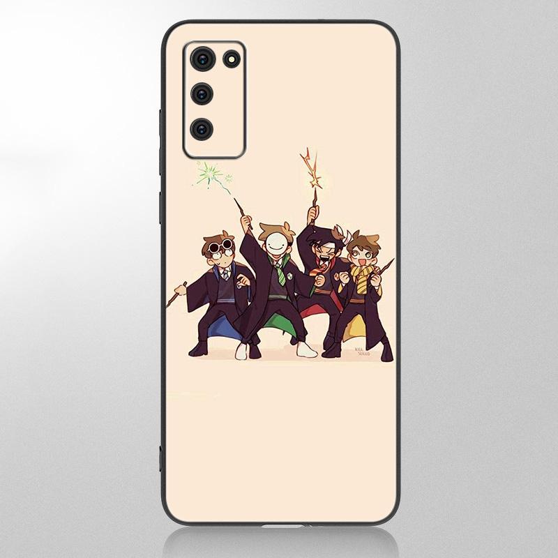

Чехол Dream Smp War Cartoon для Samsung Galaxy A12 A02S A22 A32 A52 A72 A71 A51 A41 A31 A21 A11 A50 A70 A10S A20S, черный чехол Samsung A41