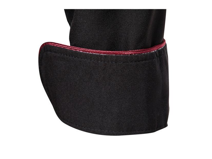 Men's European Style Long Sleeve Solid Color Stand Collar Dress Shirt, Plus Size.