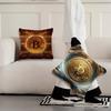 Crypto Currency Bitcoin Btc Pillow Case Living Room Home Sofa Office Shop Cover Printing Comfort Decoration Nordic Simplicity