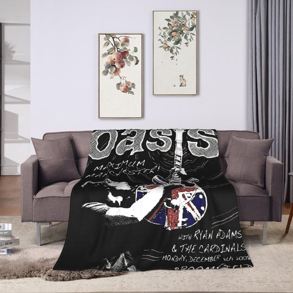 Ossis Band Blanket Quality Super Soft Throw Blanket Winter Camping Living Room Street Trend Bedspread