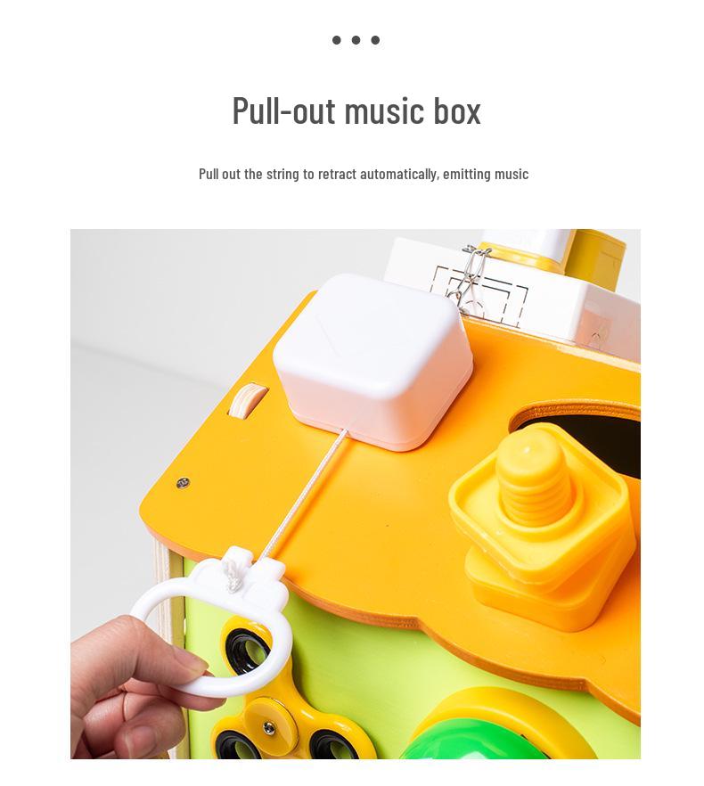 Montessori Busy Box: Early Education Toys for Ages 2-3