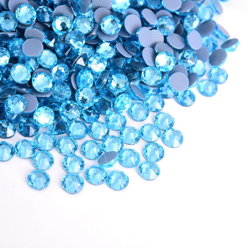 Eight Big And Eight Small Imitation Austrian Glass Hot Glue Bottom Hot Diamond Rhinestone Diy Clothing Accessories