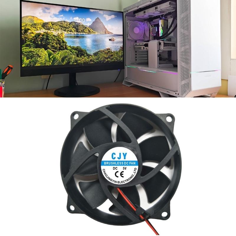 Powerful 90mm Computer Cooling Fan For Gaming PC Servers Heat Dissipation Computer Router CPU Cabinet Accessories