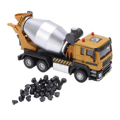 VB50063 1:50 Mixer Truck Toy Zinc Alloy Pull Back Engineering Truck Model Toys for Kids Boys
