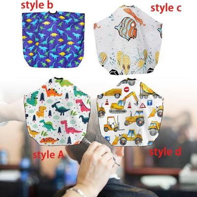 Dětská kadeřnická pláštěnka Roztomilá salonní pláštěnka na stříhání vlasů pro domácího holiče, kadeřníka