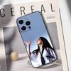 Singer B-Billie Eilish Phone Case For IPhone 17,16,15,14,13,12,11,Plus,Pro,Max,Plus,XS,soft Case Black Silicone