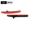 2pcs For 2017-up Honda Civic Hatchback, Type-R, or SI 4-Door Sedan  LED Bumper Reflector Light Red/Black Shells Accessories